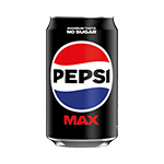 Pepsi Max No Sugar Cola Can, 330ml 