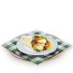 Chicken Goujons Wrap 